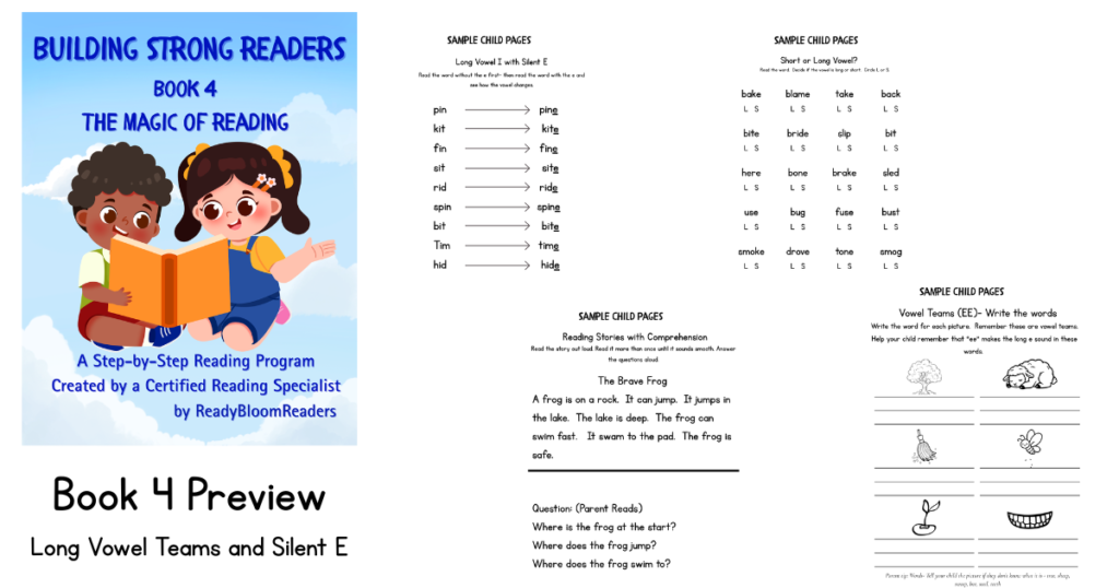 Sample pages from Book 4 The Magic of Reading