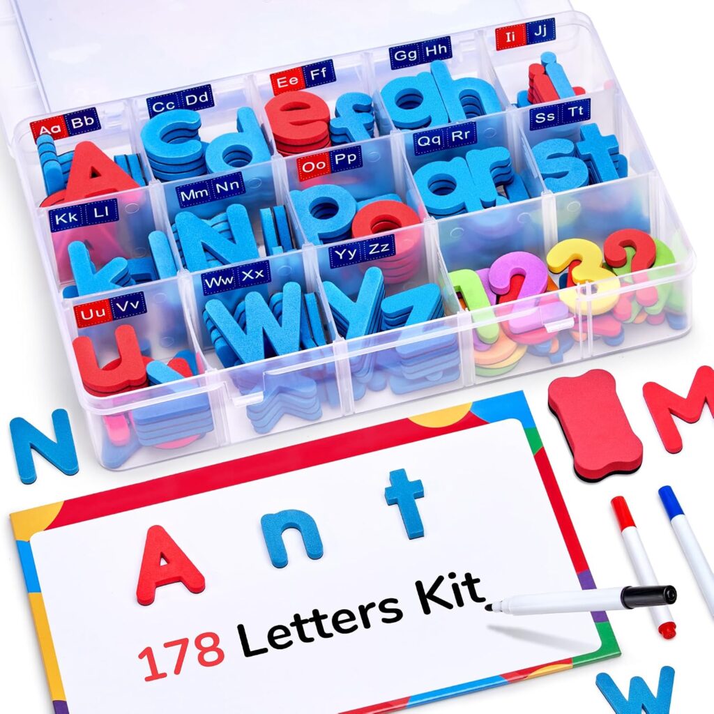 Magnetic Letters Kit – 178 Pieces