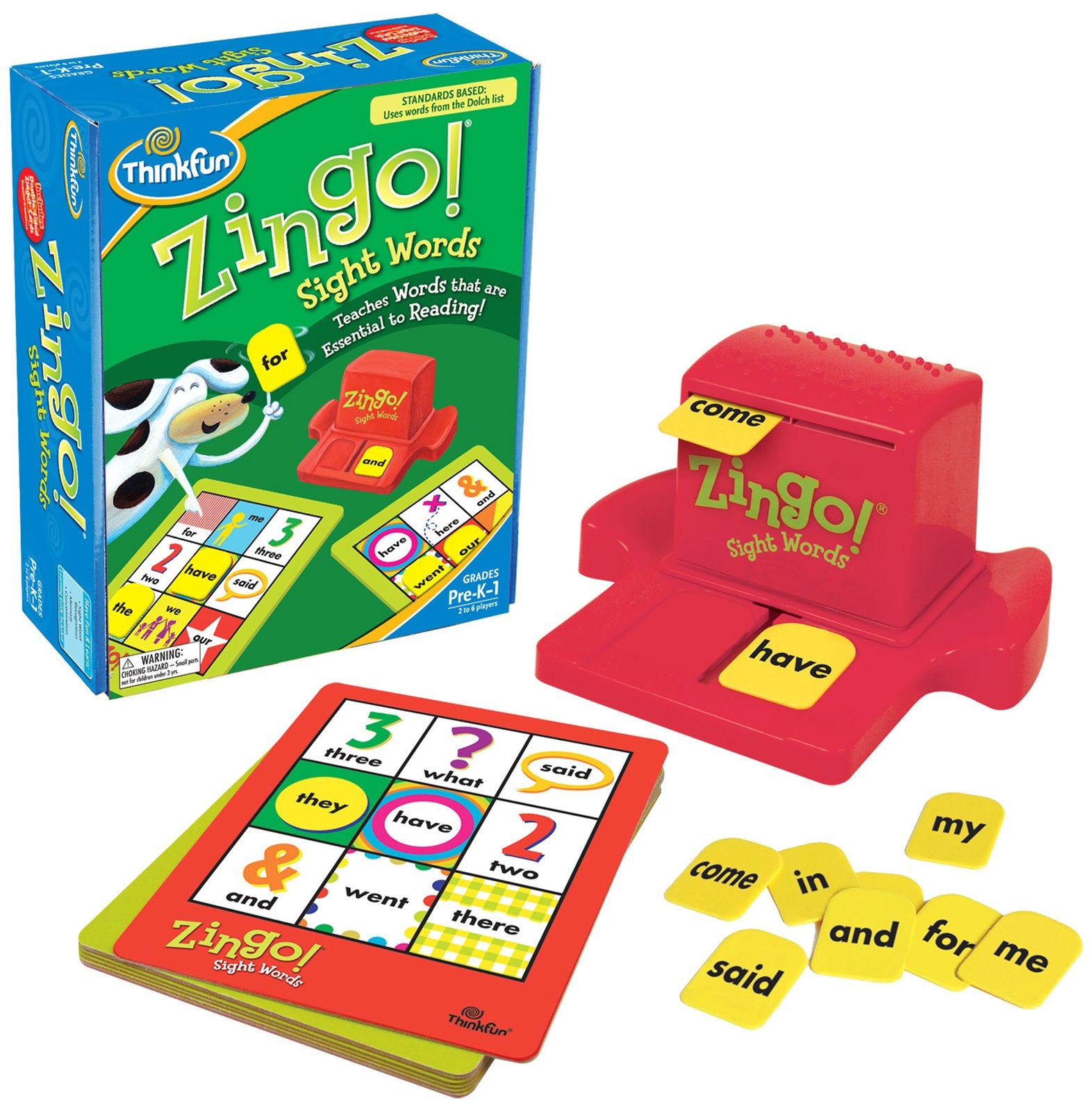 ThinkFun Zingo Sight Words educational reading game