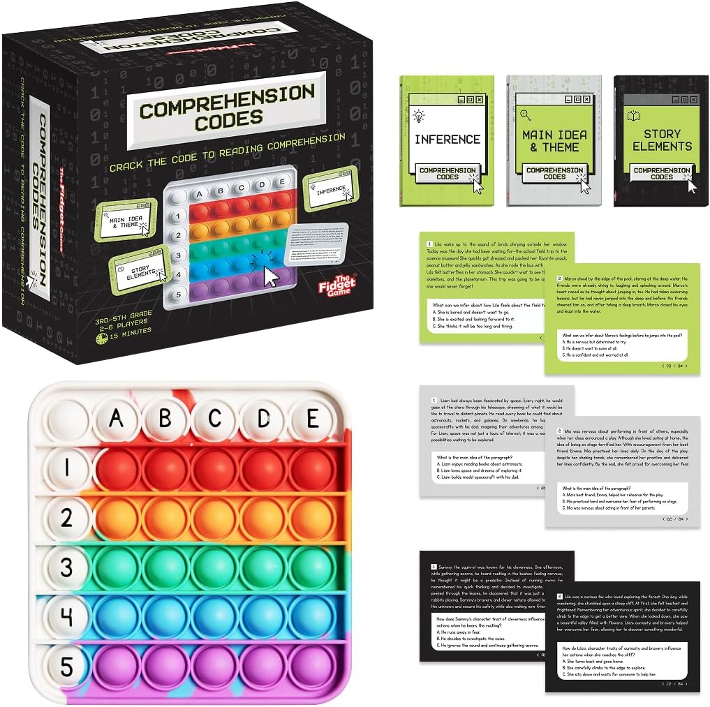 Reading Comprehension Pop-It Game